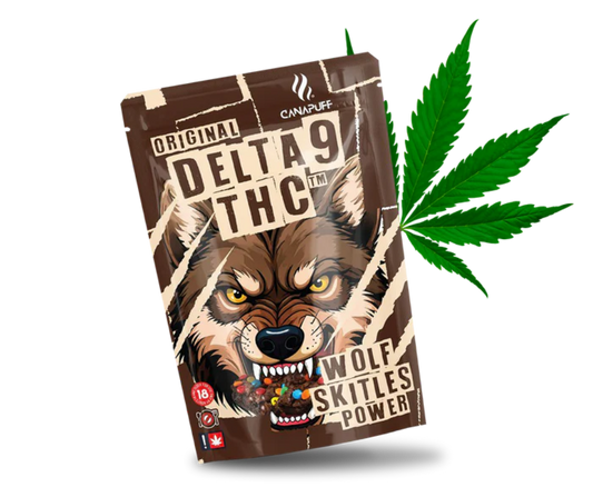 Brownie 150mg Delta 9 THC - Canapuff - Wolf Skittles Power