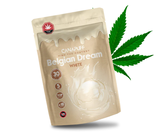 White Chocolate Bonbon 30mg Delta 9 THC - Canapuff