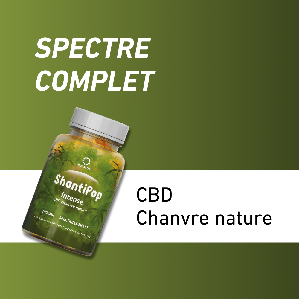 Intense CBD : Gélules liquides 2000 mg CBD spectre complet
