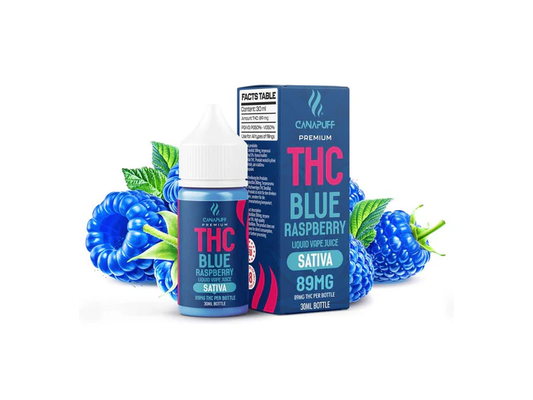 E-liquide THC 89mg - Blue Raspberry - 30ml